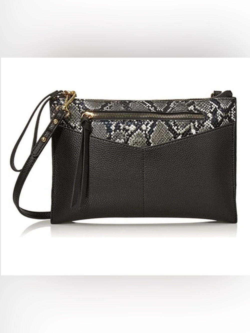 nanette lepore Crossbody Bag with Snake-Print Accent ❤️